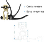 EDECOA 3 Gauge AWG 5 Feet Pure Copper Battery Cables Inverter Cables with Battery Terminals Connectors for Car, Power Inverter, RV, Boat
