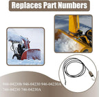 746-04230 Auger Control Cable 946-04230B Fits MTD Craftsman Troy Bilt Snow Blower