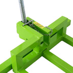 Ride on Lawn Mower Jack Lift, 800 Lbs Capacity Lawn Tractor Lifter Telescopic Maintenance Jack for Lawn Mowers and Garden Tractors, Lawn Tractor + 45°Tilt Adjustable (Green)