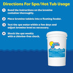In The Swim Pool Care Bundle: Bromine Plus & Chlorine-Free Shock - 50lb Bromine Tablets & 40lb Shock Oxidizer - Low Odor, Chlorine Alternative