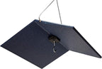JCs Wildlife Poly Weather Cover - Rain Guard - Hang Bird Feeder or House Underneath for Protection from Rain or Snow - Easy to Clean and Use (Large, Blue)