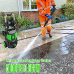 Pressure Washer, 5000PSI Max Power Washer with 500ML Foam Cannon, High Pressure Cleaning Machine with 4 Connect Nozzles for Cars Patio Driveways Home