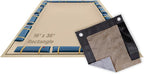 Buffalo Blizzard Supreme Plus 16 ft x 36 ft Rectangular Winter Pool Cover | Tan/Silver | Heavy Duty for Above Ground Swimming Pools | Easy Install | Cold & UV Resistant | Seasonal Debris Protection