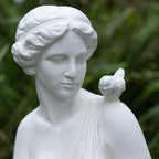 Outdoor Statue, Nymph Sculpture Goddess of Greek Mythology Roman Style for Garden Patio Yard Lawn Porch Decor (Nymph)
