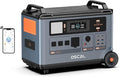 OSCAL PowerMax 6000 Solar Generator, 3600Wh LFP Battery Power Station, Expandable to 57.6kWh, 120/240V Split Phase Voltage 6000W AC Outlets (7200W Peak), 2200W/1.96H Fast Charging, Emergency for Home