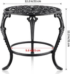 MOLIGOU Potted Plant Holder, Cast Iron Flower Pot Stand, Heavy Duty Plant Stand
