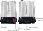 600W Power Inverter DC 12V，Output 110V-120V AC Car Inverter with USB Car Adapter