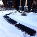 HeatTrak Heated Snow Melting Mat with Power Unit - Heated Outdoor Mats for Walkways - Electric Snow Melting Mats for Decks and Sidewalks - No-Slip Snow and Ice Melt Heated Sidewalk Mat (20” x 60")