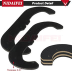 2 Pack 117-7700 Snow Blower Paddles with 117-7717 Scraper Blade for Toro Power Clear 180 418ZE 418ZR 518ZE 518ZR 18 inch Toro CCR Powerlite 38272 38472 38282 38273 38283 38473 Snow Throwers