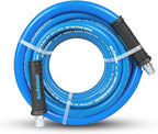 Tough-Tek TTPW3850-NM 3/8" x 50' Rubber Pressure Washing Hose: 4000 PSI, Heavy-Duty, Kevlar Reinforced, Kink-Resistant, Abrasion-Resistant, Hot & Cold Water, Commercial & Residential Use