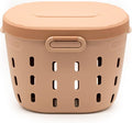 Vego Garden In-Ground Worm Composter Outdoor Farm Compost Bin 7 Gallons BPA-Free Composting System for Raised Garden Beds, Tawny Brown