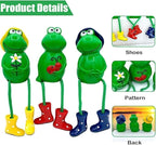 Cute Frog Garden Decor for Outside, Funny Resin Garden Statues Yard Decoration Outdoor, Unique Frog/Rabbit/Monkeys Art Figurines for Patio Lawn House (Frogs a)