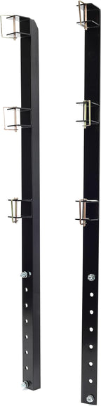 ECOTRIC Heavy Duty 3-Place Edgers Gas Weeder Trimmer Rack holders for Open Landscape Trailer Truck