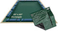Buffalo Blizzard Supreme 30 ft x 60 ft Rectangular Winter Pool Cover | Green/Black | Closing Inground Swimming Pools | Easy to Install | Heavy Duty, Cold & UV Resistant | Shields from Seasonal Debris