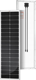 RICH SOLAR MEGA 100 Slim 100 Watt 12 Volt Monocrystalline Solar Panel for RV, Trailer, Motorhome
