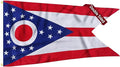 FLAGWIN Ohio Flag 3x5 FT - 3 Ply Double Sided Polyester Ohio State Flag with Brass Grommets - Vivid Color and Fade Proof State of Ohio Flags 3x5 Outdoor