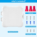 ImoLaza Waterproof Sprinkler Controller Box, Weatherproof Outdoor Enclosure for ImoLaza Sprinkler Controllers, Compatible 4 Zones, 6 Zones, 8 Zones, 12 Zones, 16 Zones