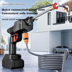 Cordless Pressure Washer, 30Bar 48V 2400mAH Rechargeable Battery Powered Pressure Washer with 2 Adjustable Nozzle Suitable for Washing Cars/Fences/Siding