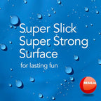 RESILIA - Super Slip Lawn Water Slide XL, 20 Feet Long x 6 Feet Wide, for Adults and Teens, Powder Blue with Hold Steady Stakes, Made in The USA