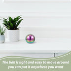 Stainless Steel Ball Stainless Steel Gazing Ball Globe Mirror Multi Color Mirror Reflective Garden Sphere for Outdoor Decor 15Cm