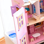 10Pcs Wooden Window for Dollhouse: 2.7 Inch Miniature Frame Mini Furniture Doll House 1:12 Dollhouse Wooden Doors - Miniature Furniture Doll Craft Window Frame Model Decoration