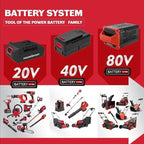 PowerSmart 80V 21-Inch Cordless Single Stage Snow Blower, 6.0Ah Battery, Charger (2 Battery)