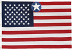 Homissor American Flag 10x15 Ft US USA Flags Large United State Flag Heavy Duty Outdoor Embroidered Stars for All Weather High Wind Sewn Stripes With 5 Brass Grommets