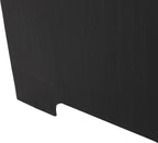 Propane Tank Cover Table for Fire Pits, 20 LB Iron Propane Tank Holder with Side Handles, Outdoor Tank Storage Side Table for Patio, Gas Griddle, Black+Silver
