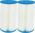 Type B Replacement Pool Filter Cartridge for in-tex 29005E Swimming Pool Filter 2500 GPH Filter Pumps Above Ground Pools (2 Pack)