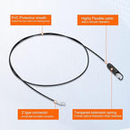 Hipa 946-04230b Auger Cable for MT-D Cub Cade Craftman, 946-04230 946-04230A 746-04230 746-04230A 746-04230b Snow Blower