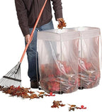 Cand 30 Gallon Clear Lawn and Leaf Garbage bags, 70 Counts