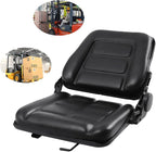 Universal Lawn Mower Seat, Replacement Forklift Seat, Garden Tractor Seat, Adjustable Mower Seat, Stage Weight Seat PVC Tractor Seat for Forklift Tractor Skid Loader