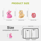 140Pcs Glow-in-The-Dark Mini Resin Animal Figurines Miniature Figures Glowing in The Dark Garden Accessories Aquarium Landscape Bonsai Ornaments