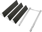 Grill Replacement Parts for Weber Spirit, 7635 Flavorizer Bars 15.3 Inch Flavorizer Bars and 69785 Burner for Weber Spirit I & II 200 with Front Control, Spirit E210, E220, S210, S220