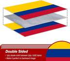 Colombia Colombian Flag 3x5 ft Outdoor, Double Sided 3 Ply Heavy Duty Colombia National Country Flag, 100% Quality Polyester Colombian Banner with Brass Grommets 4 Rows Stitches