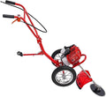 Gasoline Lawn Mower, 49CC 2-Stroke Gasoline Mower Grass Trimmer 6500-7000 RPM Portable Multifunction Gas Brush Cutter String Trimmer for Mountains Lains Orchards & Vegetable Fields