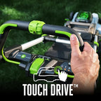 EGO POWER+ Electric Lawn Mower, Self-Propelled Cordless with Touch Drive, Includes (2) 56V 4.0Ah Batteries and Rapid Charger – LM2122SP-2