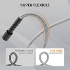Giraffe Tools Pressure Washer Hose 50FT 1/4", 3200 PSI Power Washer Hose for Replacement, Kink Resistant High Pressure Washing Hose Extension with M22-14mm Fittings, 2 Quick Connectors