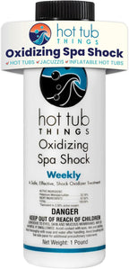 Oxidizing Spa Shock, Clears Cloudy Water, Eliminates Odors, Improves Freshness, Prevents Organic Residue Buildup, Water Treatment for Swimming Pools, Home Spas, & Hot Tubs, 1 lb