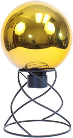 RSR Industries Echo Valley 8104 10-Inch Glass Gazing Globe, Gold