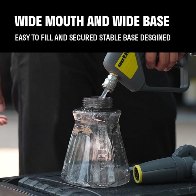 ACTIVE Pressure Washer Gun + Pressure Washer Foam Cannon + 20" Pressure Washer Lance for All types of Pressure Washers