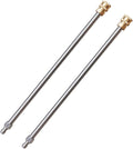 Xiny Tool Pressure Washer Extension Wand, 17 Inch Stainless Steel with 1/4" Quick Connect Power Washer Lance, 2 Pack