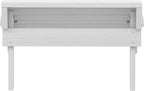 SERWALL Folding Adirondack Ottoman, White