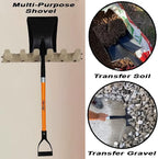 Ashman Transfer Shovel (6 Pack) – 41 Inches Long D Grip with Durable Handle – A Premium Quality Multipurpose Shovel for Heavy Duty Construction, Farming, and Outdoor works, Gardening, Landscape works.