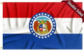 FLAGWIN Missouri Flag 3x5 FT - 3 Ply Double Sided Polyester Flags with Brass Grommets - Vivid Color and Fade Proof State of Missouri Flag 3x5 Outdoor