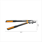 Fiskars 25-Inch Loppers for Tree Trimming, Heavy Duty, Sharp Steel Blade Tree Branch Cutter with up to 1.75" Diameter Cut Capacity, PowerGear2 Design with Compound Action for More Power, Hand Loppers