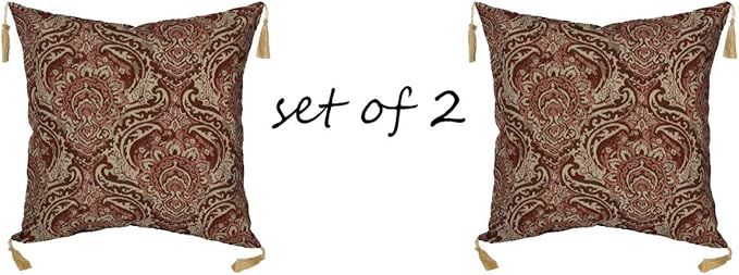 Comfort Classics Outdoors Venice Outdoor Throw Pillow (Set of 2) 16x16x4