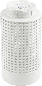 Inground Worm Farm Composter, Outdoor In-Ground Worm Compost Bin for Raised Garden Beds and Yards, In Ground Composting Bin 2 Gallons for Recycling Scraps, 6.3"x6.3"x12", BPA Free, White