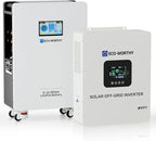 ECO-WORTHY Home Power Station Backup, 48V 280AH LiFePO4 Battery with 5KW Inverter, Communication Support, for Home Backup, Emergency, Solar Energy System