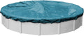 Robelle 15 ft Extra Heavy Duty Blue Winter Pool Cover for Above Ground Pools, 4 ft Overlap (19 ft Cover Size), Solid 10 x 10 Scrim, 2.91 oz/yd2, 12-Year Warranty, Style: 5815-4ROBA